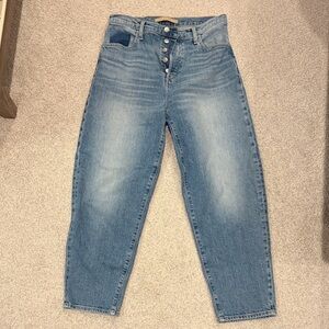 Joe's Jeans High Rise, Ankle length, Barrel Leg